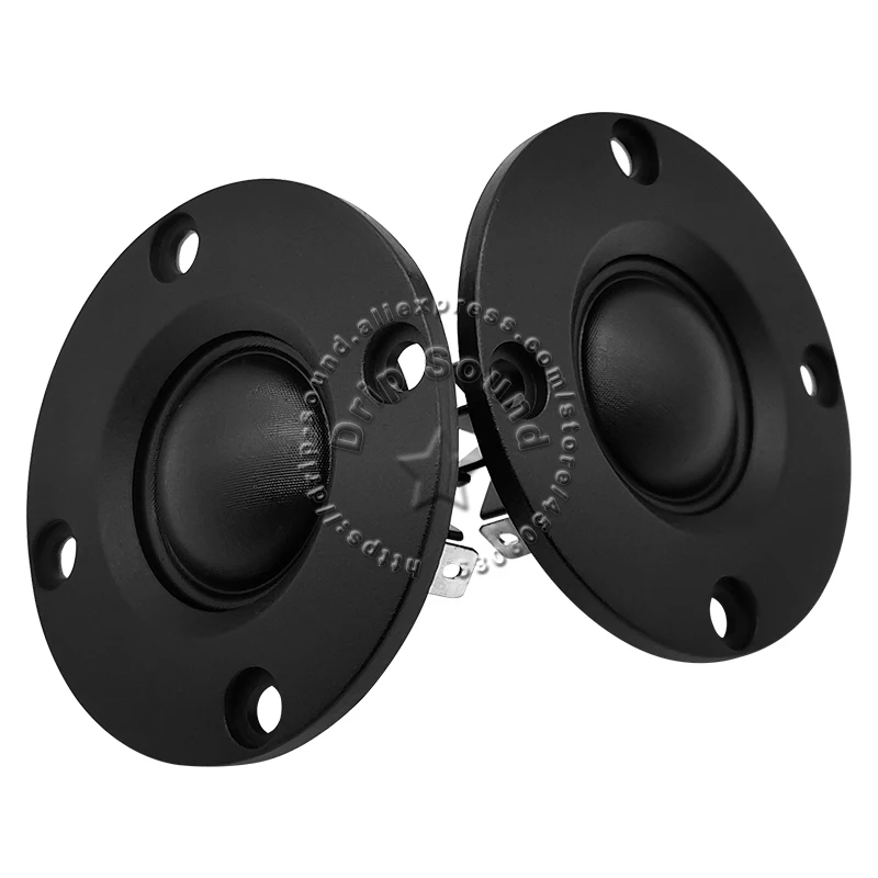 2 шт. 2 "дюймовый 52 мм 30 Вт 4 Ом 6 Ом HIFI шелковая пленка твитер высокого тона автомобильный домашний аудио модификация высокие частоты динамик стерео громкоговоритель