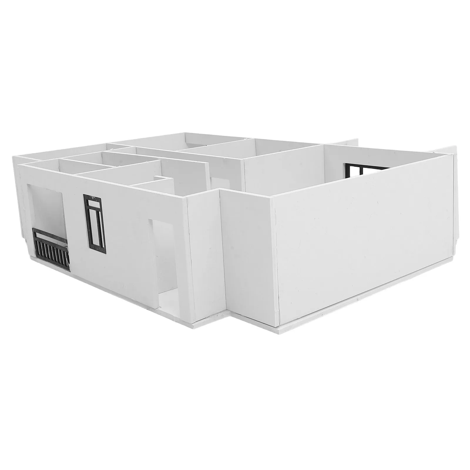 

1 Set Apartment Interior Section Miniature Scale DIY Layout Unfinished House Building Kit Architectural Sandbox Craft Supplies