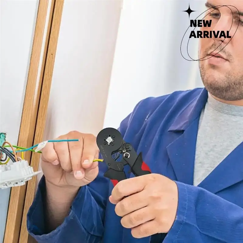 Pince à sertir en acier à haute teneur en carbone, outil de sertissage de câbles Y50A, pince à sertir de bornes de fil résistantes à l'usure pour fil électrique