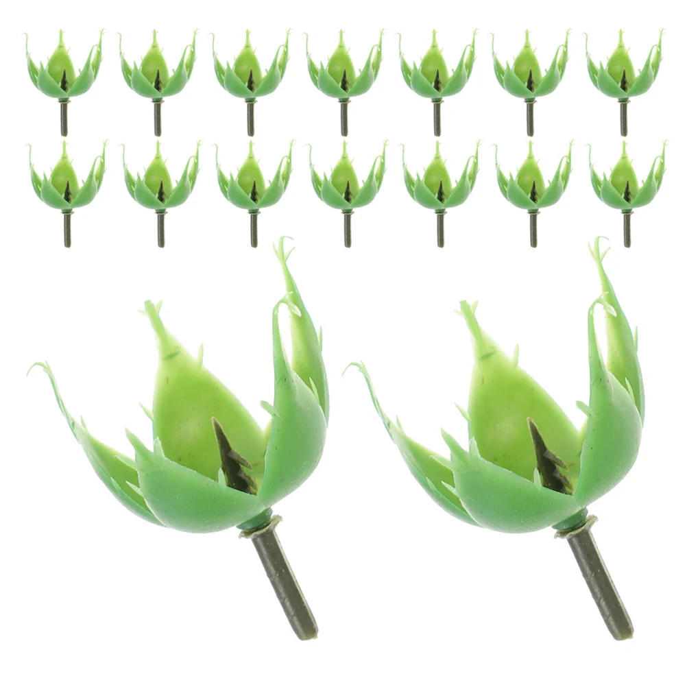 

200Pcs Preserved Flower Materials Realistic Fake Floral Parts for DIY Flower Arrangement Crafts Elegant Centerpiece Decoration