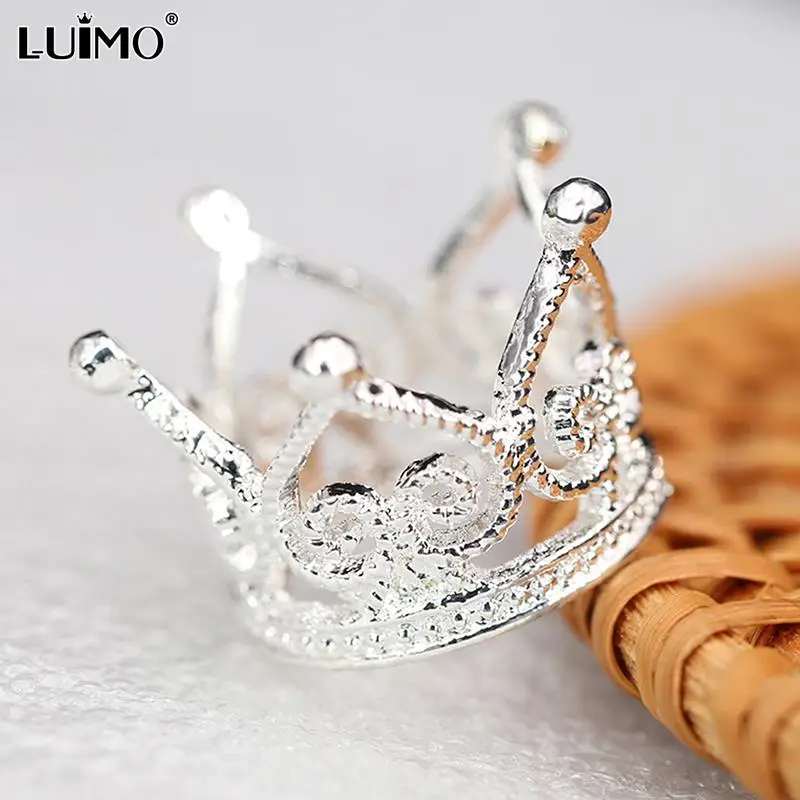 Mini Crown Alloy Princess Crown Kids Hair Accessories Birthday Festival Performance Party Cake Decorating Tools