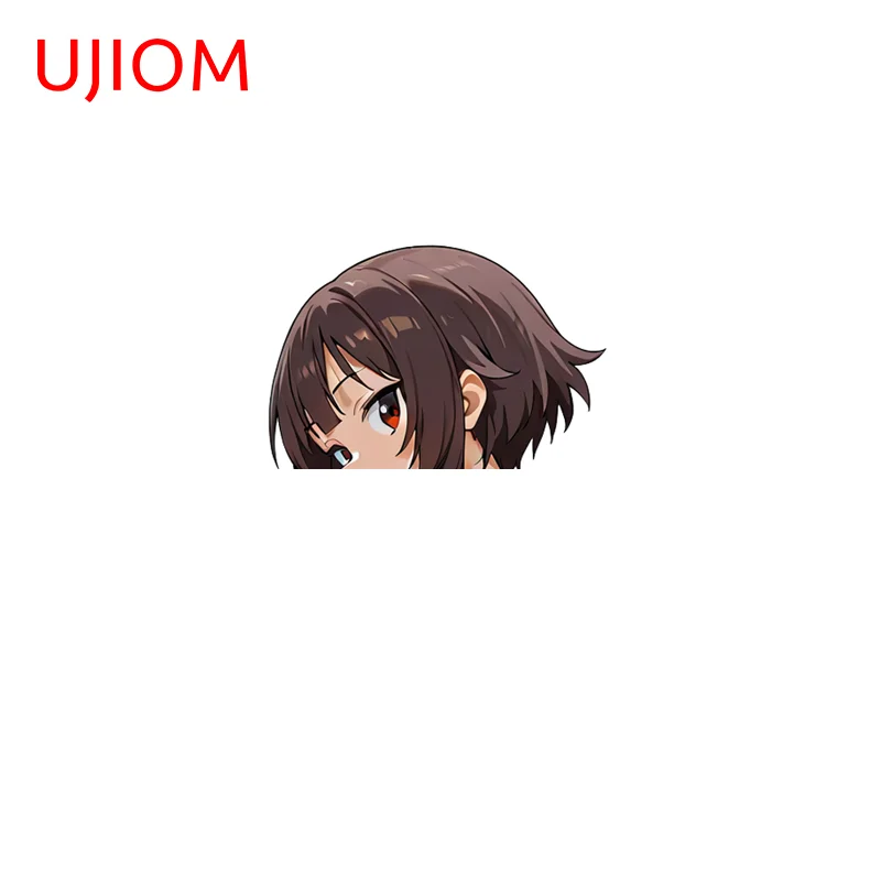 UJIOM Megumin Cartoon Character Wall Sticker Bookshelf High Quality Occlusion Scratch-Proof JDM Decal BedRoom Home Decoration
