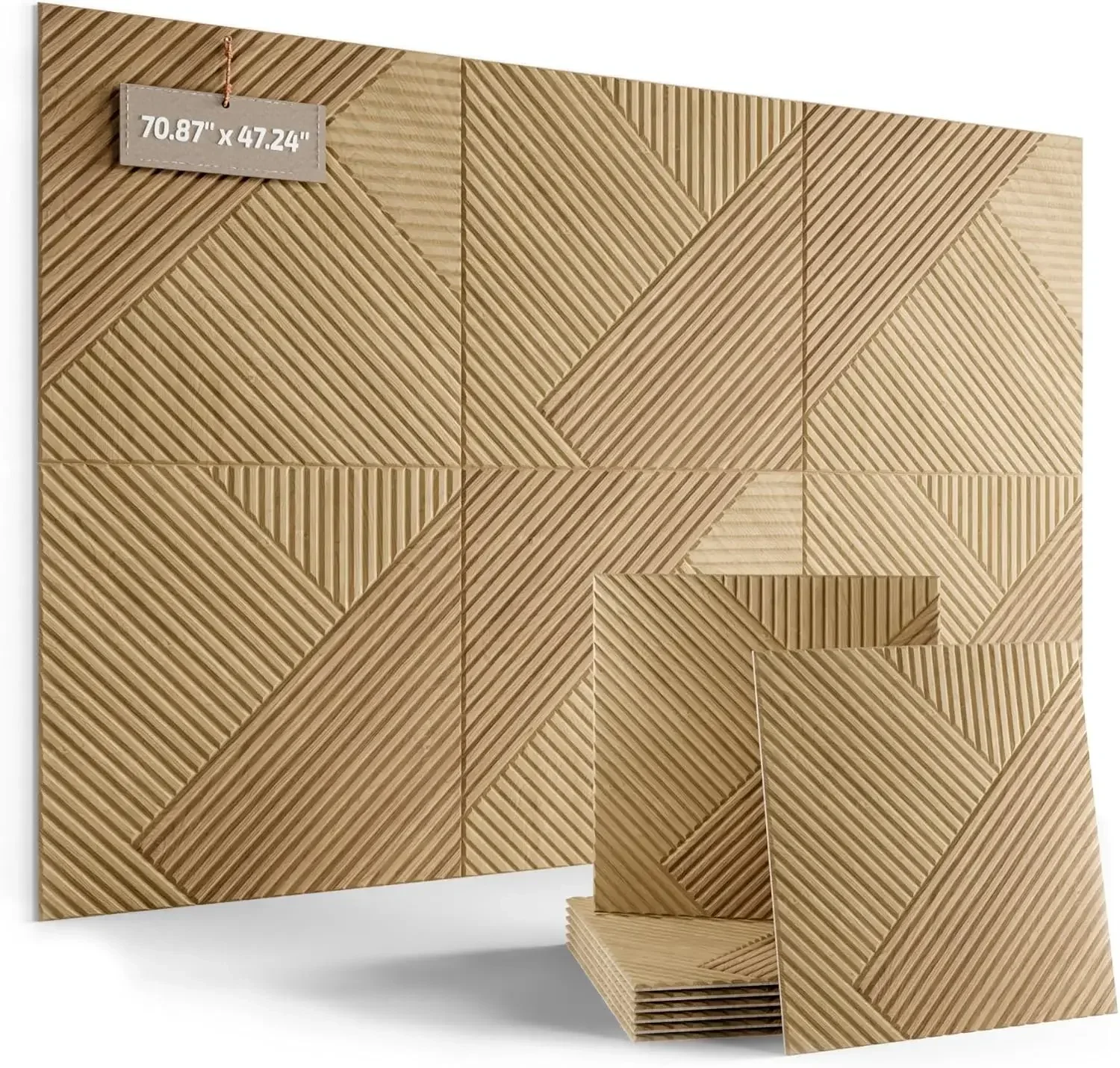 

Большая фетровая доска для объявлений, альтернатива пробковой доске, 70.87'' x 47.24'', акустические настенные панели для декора - 6 штук в упаковке с 60 клейкими креплениями, для R