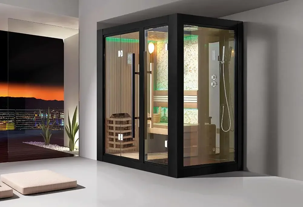 &c Sauna Bath Indoor Steam Shower Room/ Portable Steam Sauna