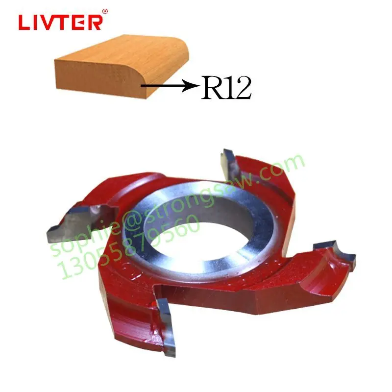 Livter Quarter Round Proflie Cutter Spindle Concave Radius Cutter for Woodworking Spindle Machine