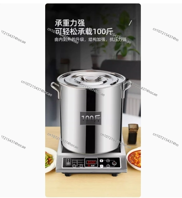 3500W high-power single-head induction cooker button control maximum load-bearing 50KG black crystal panel