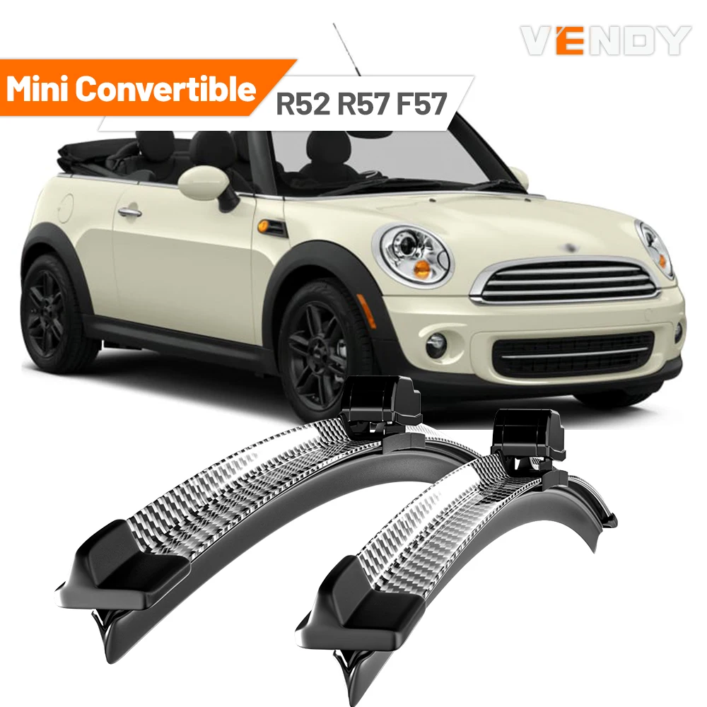 Für Mini Mini Cabrio R52 R57 F57 2004-2019 2005 2007 2008 2013 2015 2 Stück Frontscheibenwischerblätter Scheibenwischer