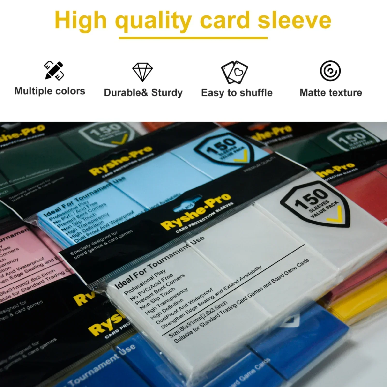 high quality card sleeves MEQHUO 1200 Count Sleeves, 12 Colors 66X91mm Perfect Fit MTG Card Sleeves, TCG Sleeves, Soft Trading Card Sleeves, Card Protector for Sports, Baseball, Football, Collectible Cards : Toys & Games These binder card sleeves are designed with three holes along the left edge Ultimate Guard: Katana Standard-Sized Sleeves