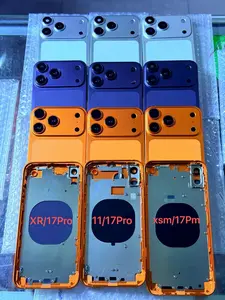 Bilashmart Back Cover Housing DIY Kit iPhone X/XS/XR/XS Max to 17 Pro/17 Pro Max Conversion