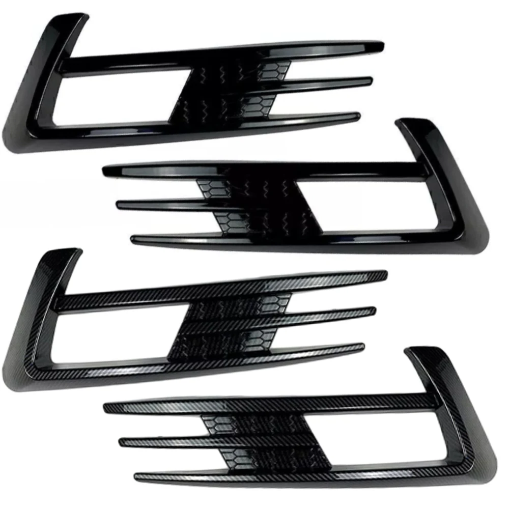 2pcs Front Bumper Spoiler Cover Trim Fog Light Lamp Cover Bumper Grille Trim for VW Golf 7 MK7 2013-2016