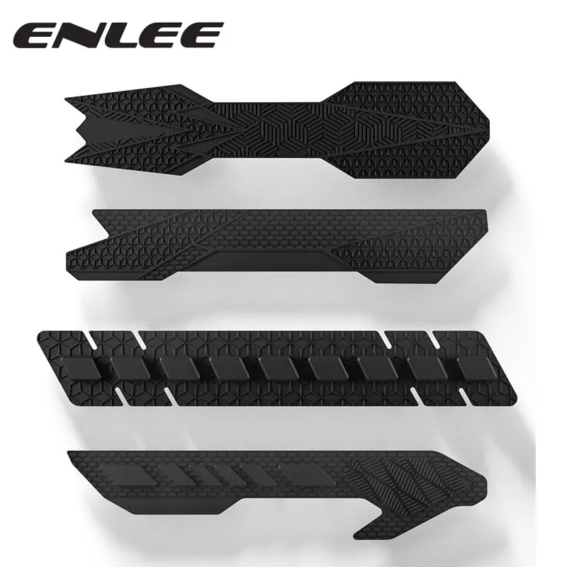 ENLEE 3D MTB Road Bike silikonowy łańcuch osłony ramy roweru samoprzylepna osłona ramy roweru ochrona przed zarysowaniami akcesoria