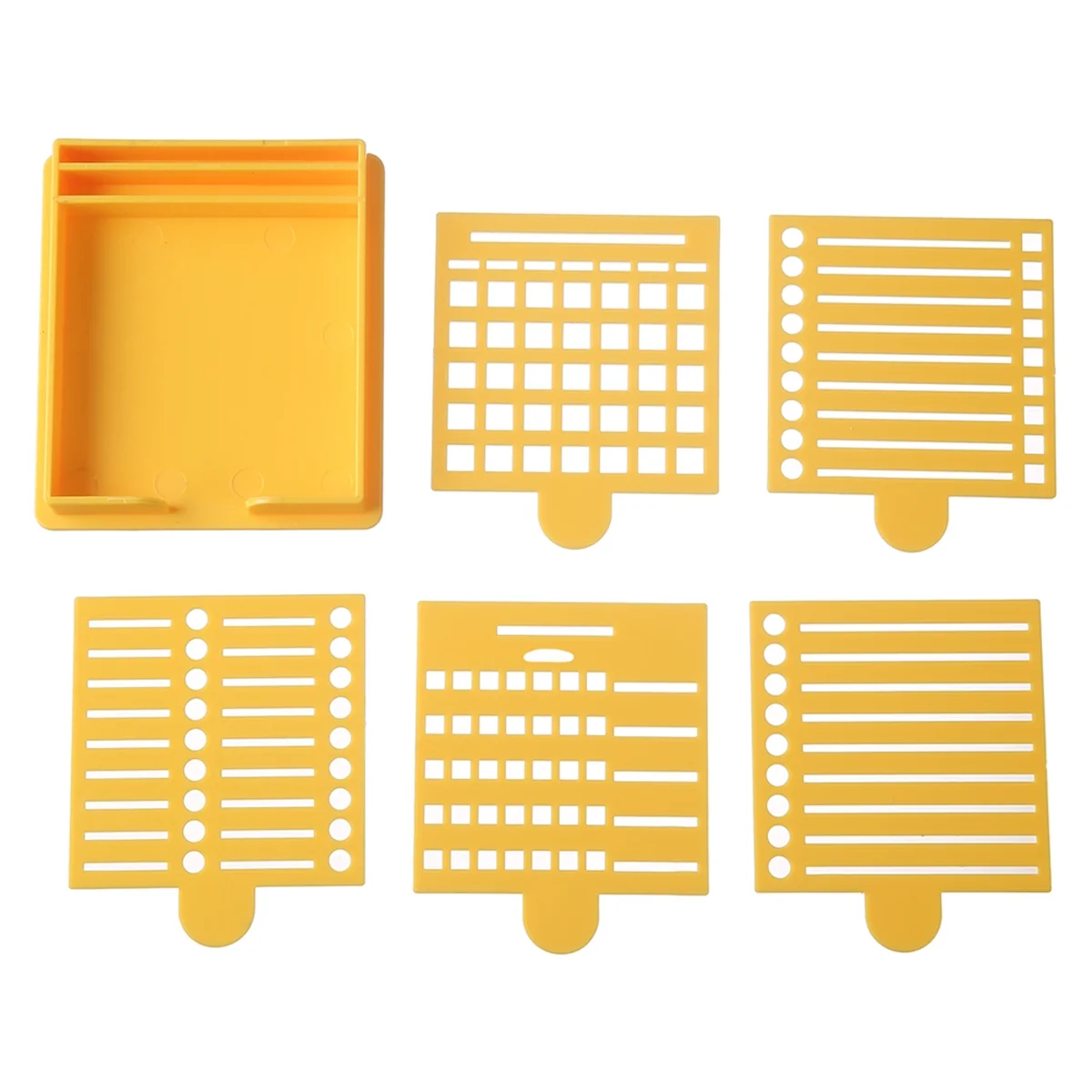 AA98 Sticky Note Stencil Template- Note Holder for Precision Planning Organization,Note Organizer for Office School A