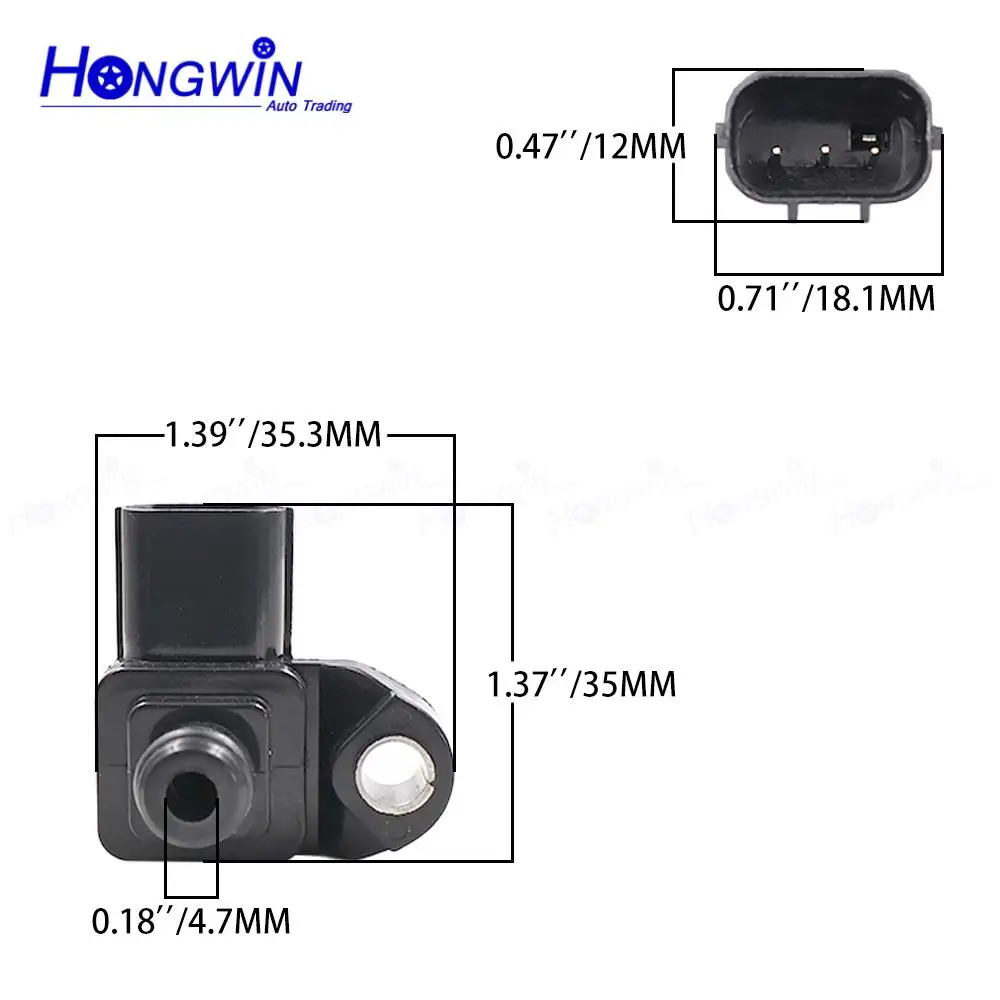 Manifold Pressure MAP Sensor 37830-PNC-003 For Pilot Odyssey Element CR-V Accord Ridgeline Civic  Acura RSX TL TSX 079800-7240