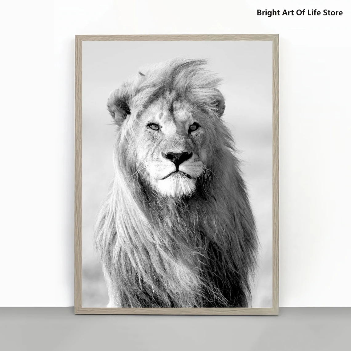 Lion King Print, Wilderness Photography, Animal Poster, wildlife safari Print Modern Wall Art, Home Décor