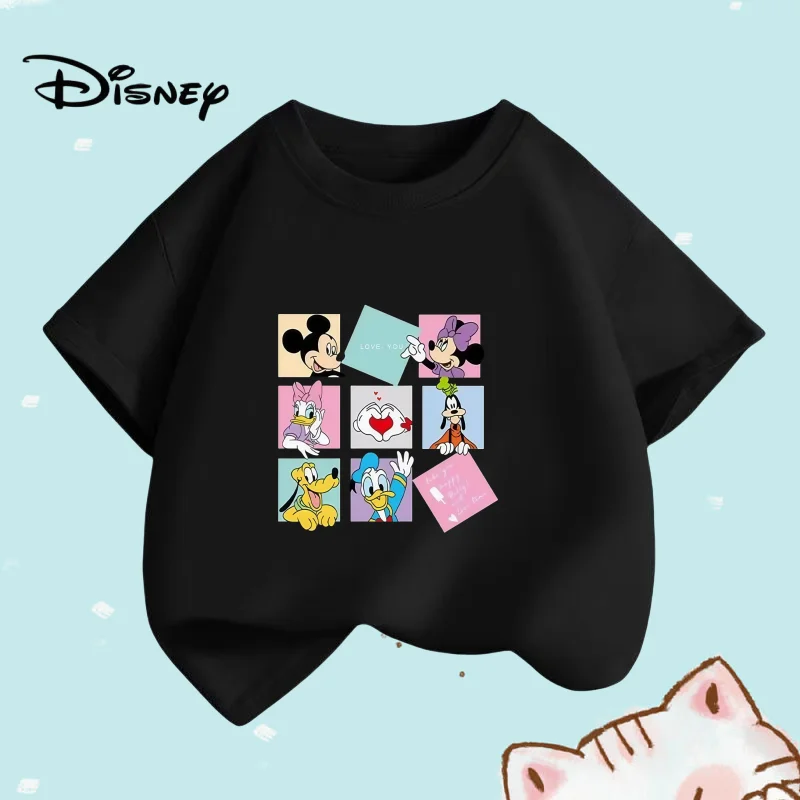 ملابس أطفال صيفية - تي شيرت بنمط الرسوم المتحركة لعائلة بيكسار - بلوزة عصرية برقبة دائرية وأكمام قصيرة #3