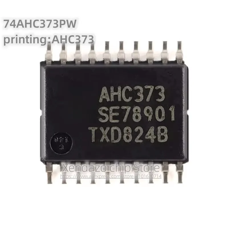 10pcs/lot 74AHC373PW printing AHC373 TSSOP-20 package Original genuine Eight channel D-type transparent latch chip