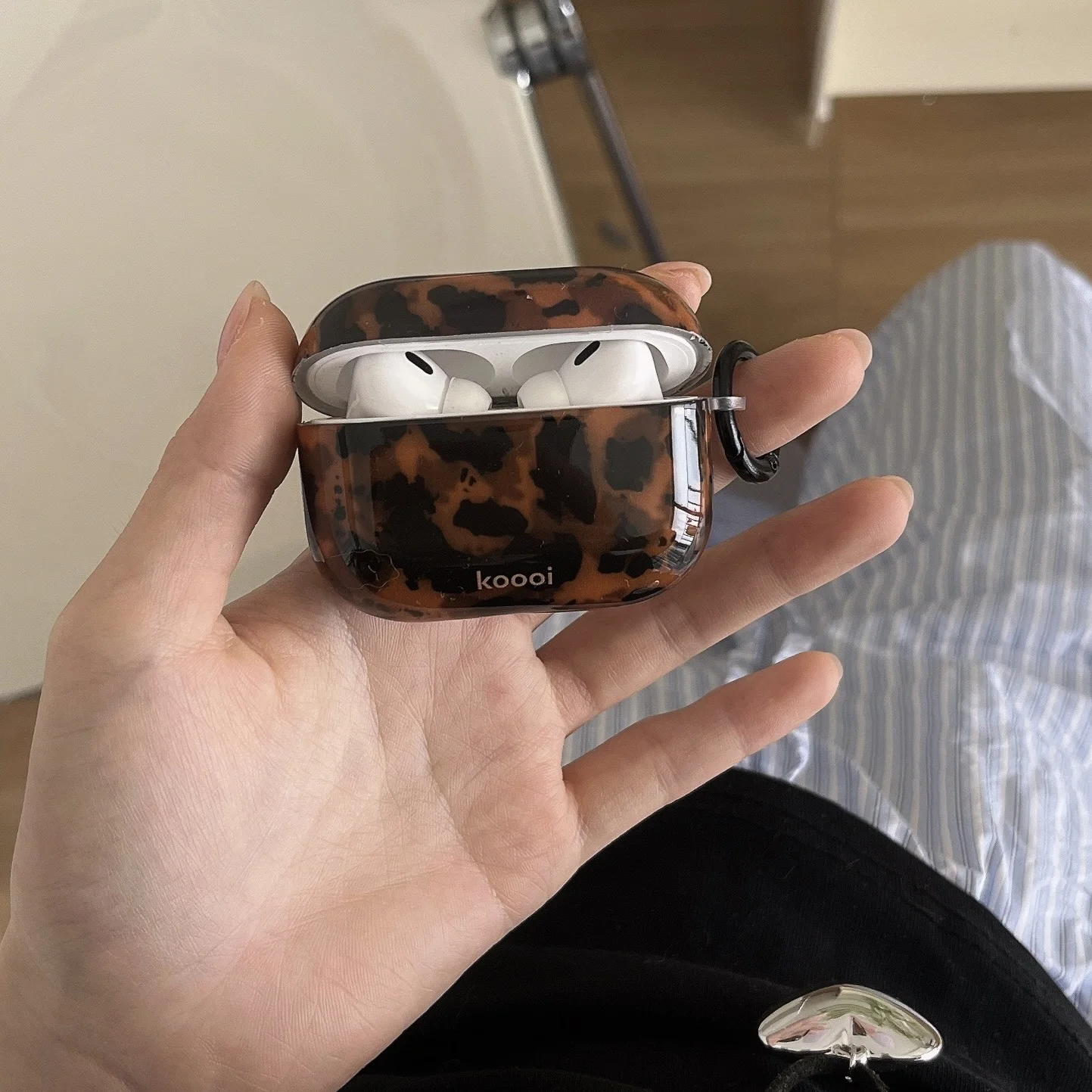 Retro Hawksbill Turtle Pattern Deep Amber Earphone Case Cover For AirPods 1 or 2 3  4 AirPods Pro Pro 2 image 6