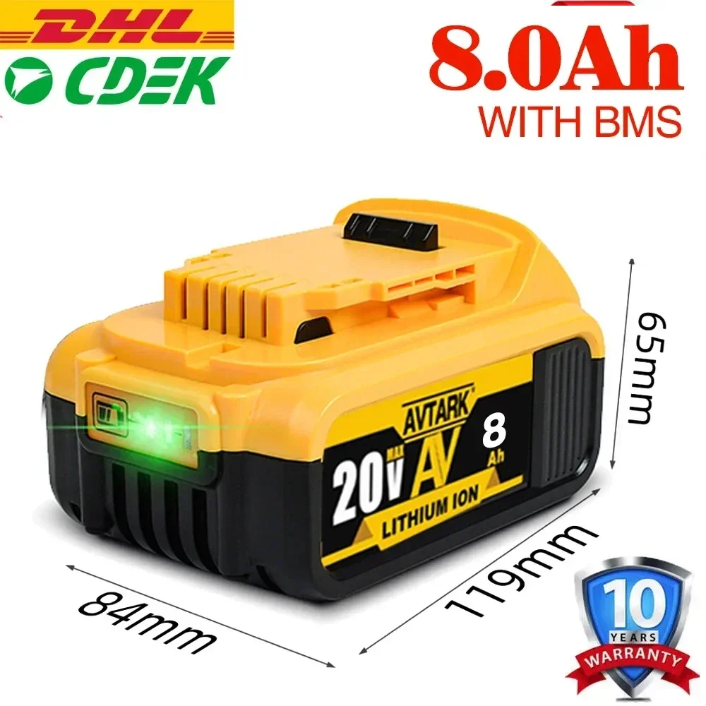 

Camason battery for Dewalt 18V 20V power Tools rechargeable electric tool Accessories Lithium batteries Replace DCB200 DCB184