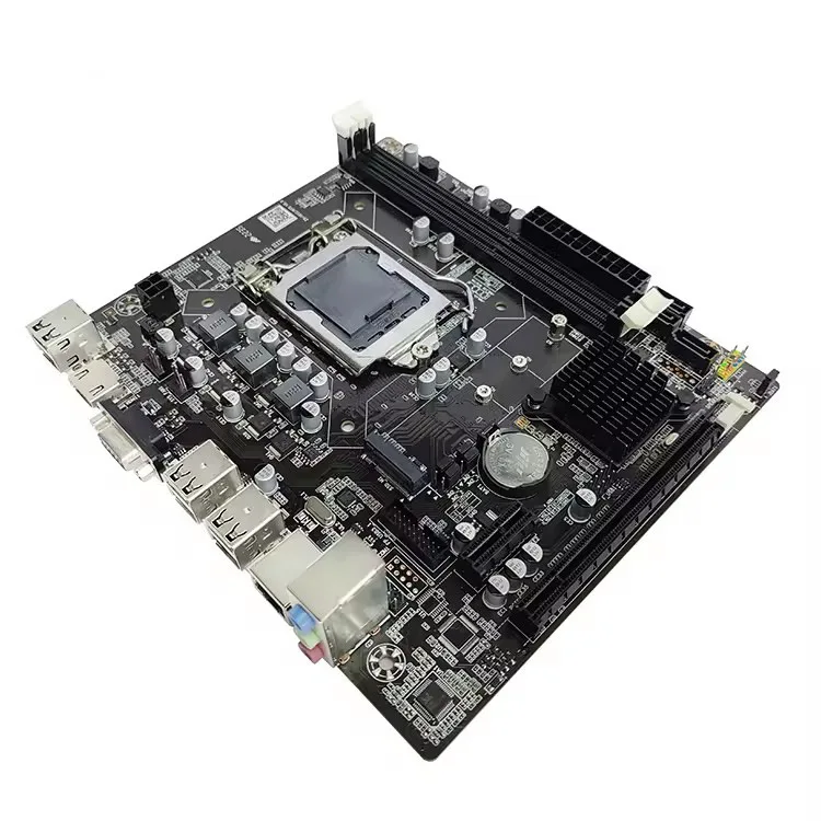 New desktop main board H61 1155 pins DDR3 computer main board dual core/quad core I3 i5 and other CPU super B75