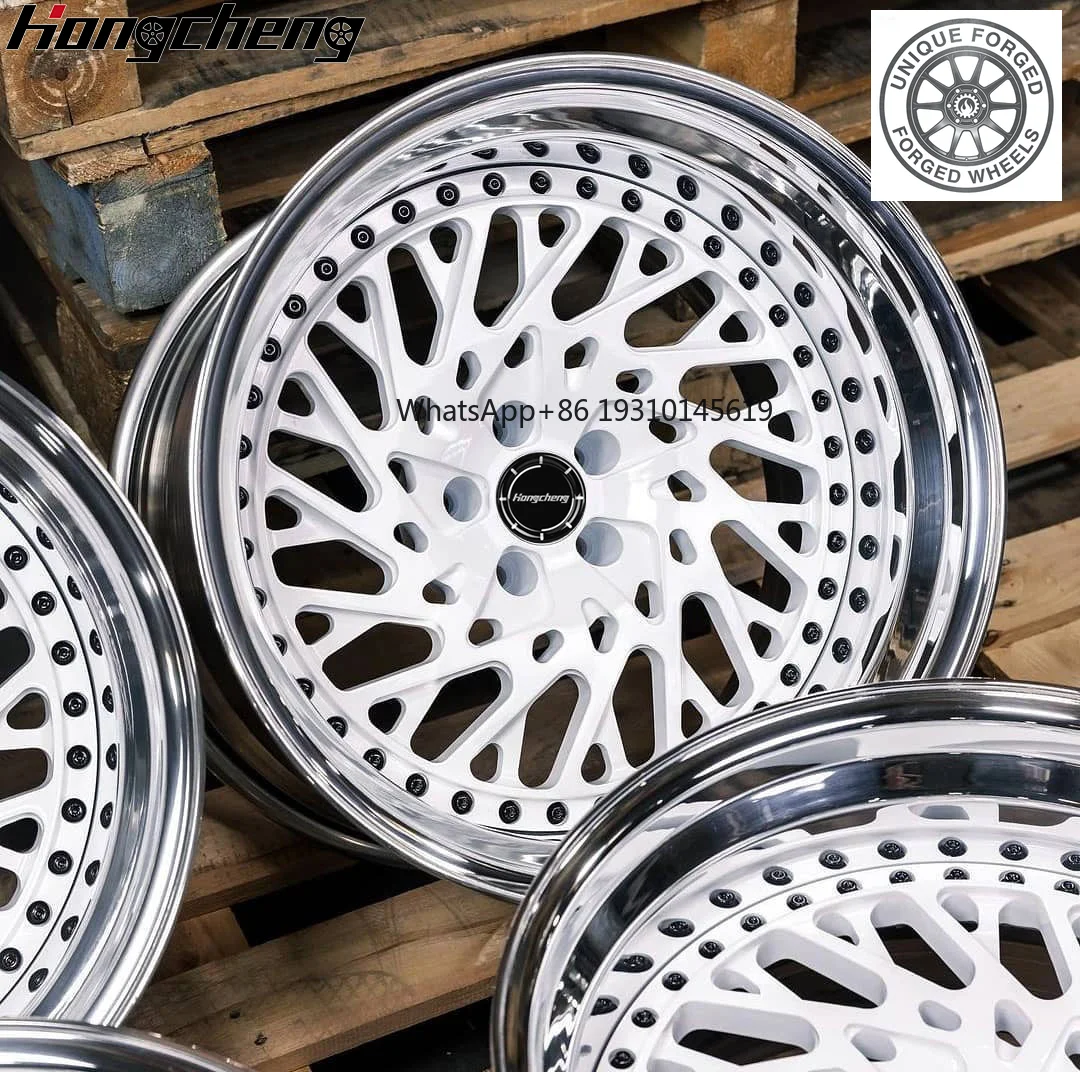 Juego de 2 Rines de Aleación Forjados Personalizados en Plata Pulida, 26 Estilos Disponibles, 18 19 20 21 22 23 24 Pulgadas, 5×112 5×114.3 5×120, para Porsche, para Ferrari