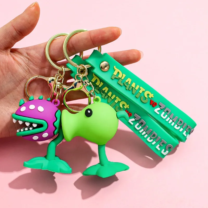 

Брелок-подвеска Plants Vs. Zombies для рюкзака, сумки, ключей от машины, для мужчин и женщин, парный, милый декоративный подарок
