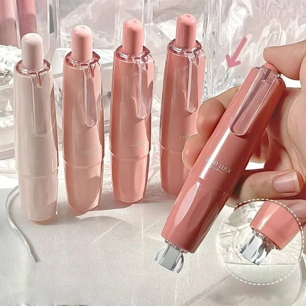 Press-type Double Sided Tape Pen Paper Correction White Out Double Sided Tapes Roller Eraserable Replaceable Dispensing Pen