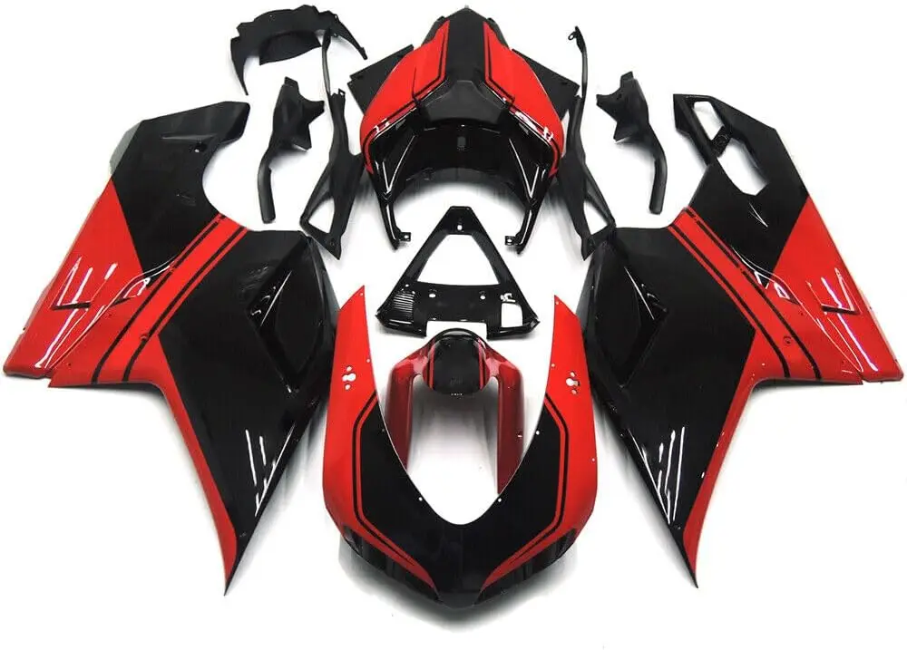 

ABS Plastic Fairing Kit Fit For Ducati 1098/848/1198 2007 2008 2009 2010 2011 2012 1098s 848s 1198s 07 08 09 10 11 12 Injection
