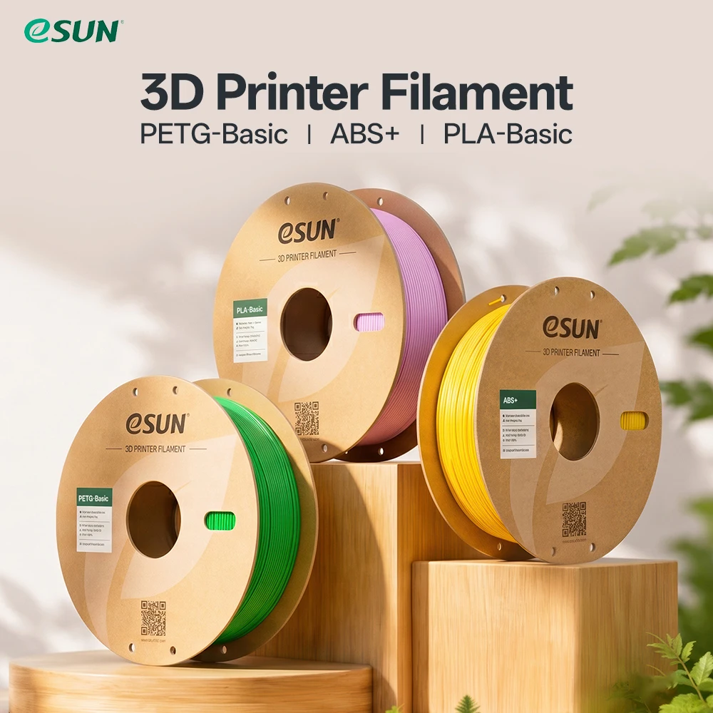 ESUN 5kg PLA-Basic/PETG-Basic/ABS Plus Hochgeschwindigkeits-Druckmaterialien Vakuumverpackung Gemischtes Material-Set