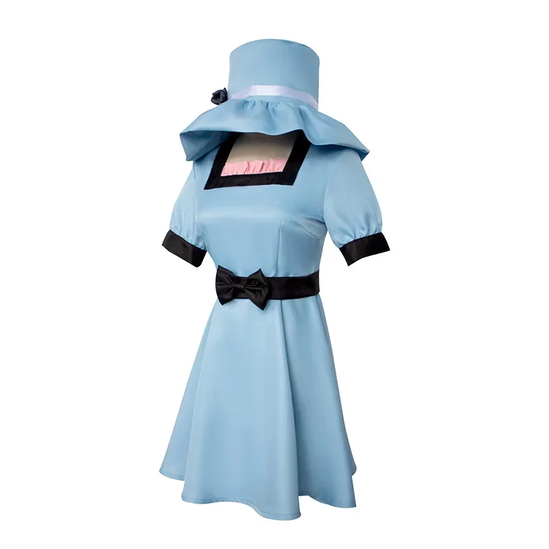 Jeu AnimeSteins Gate Shiina Mayuri fur s، أزياء تنكرية، Py Play fur ses، قبعة، ملابس الحفلات الزرقاء، الهالوين #2