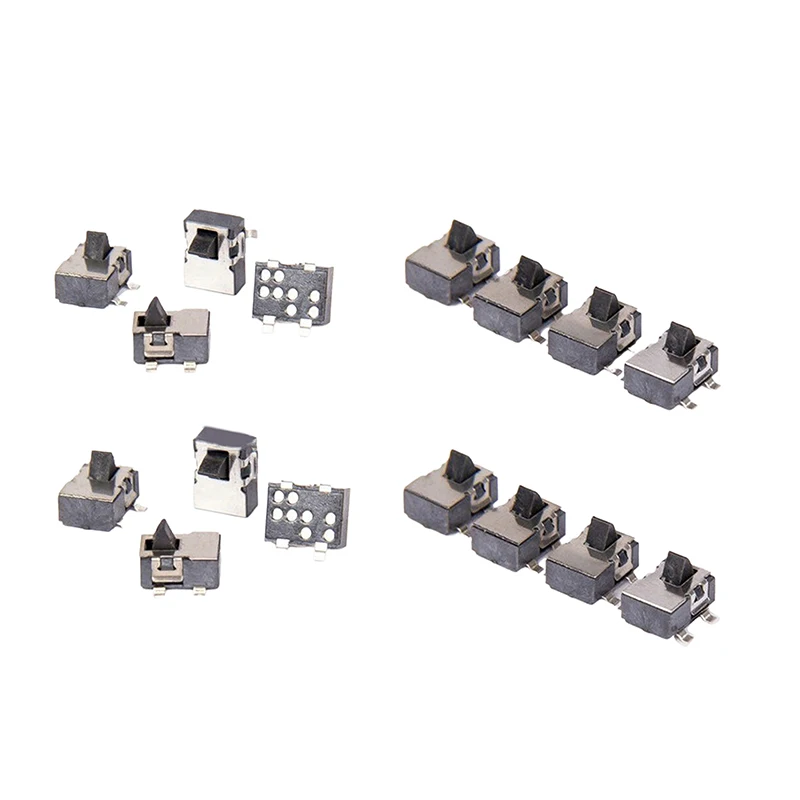 10Pcs 4 Pin Mini Slide Micro Toggle Switch, Miniature Reset Detection Switch For Humidifier, 4 Foot Home Appliance Repair Parts