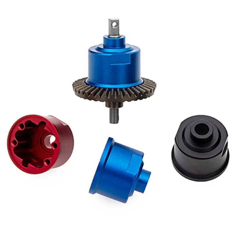 3Pcs Aluminum Differential Diff Case Carrier For Traxxas 1/10 X0-1 Slash T-Maxx Slayer Erevo Rustler,3 Colors