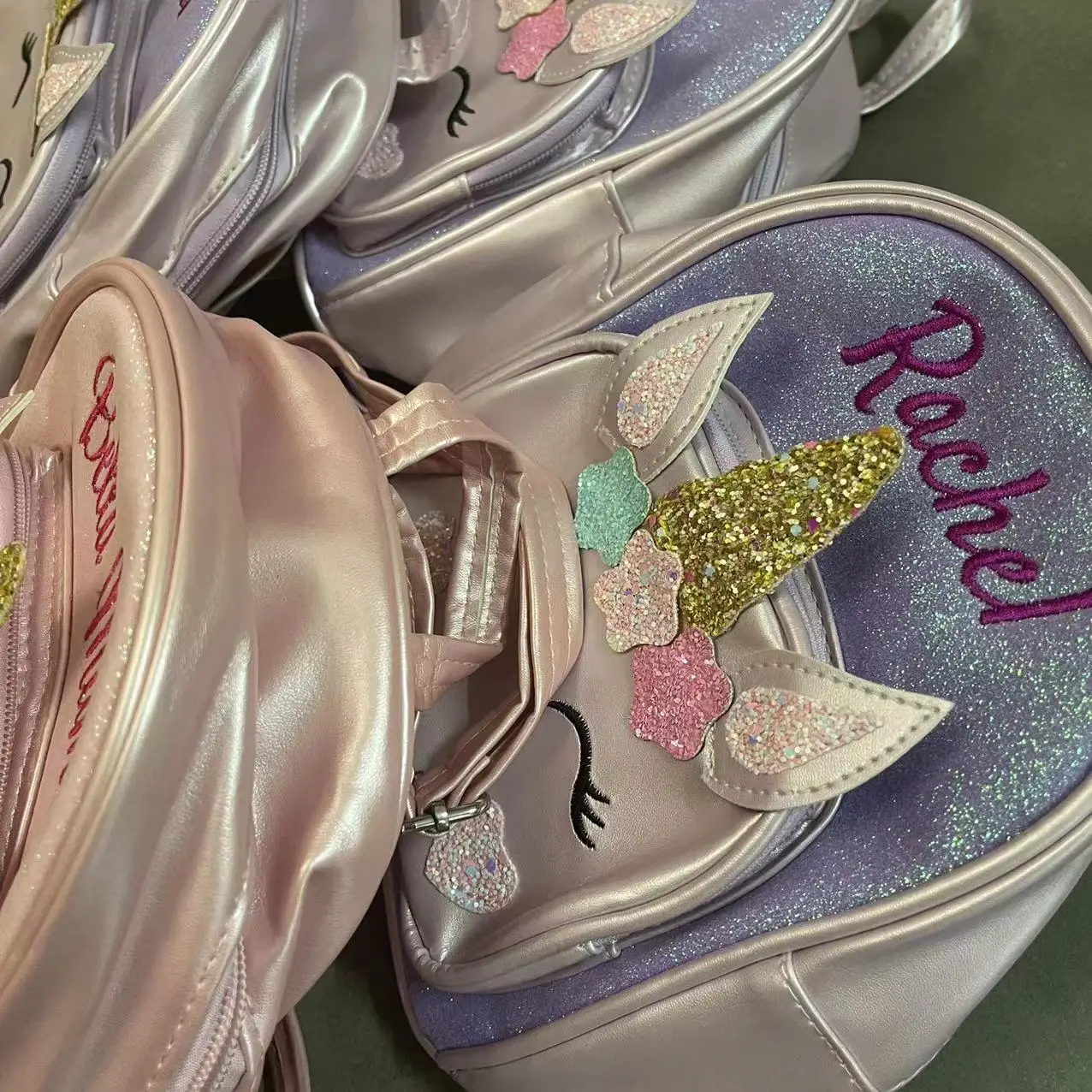 Cartoon Cute And Lightweight Backpack With a Name, Personalized Embroidered Backpack For Kindergarten Leisure Travel Snacks