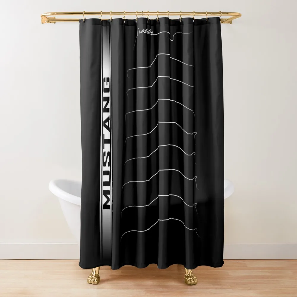 

Mustang Generations White Shower Curtain Shower Sets For Bathroom Modern Accessory Bathrooms Bathroom Deco Curtain