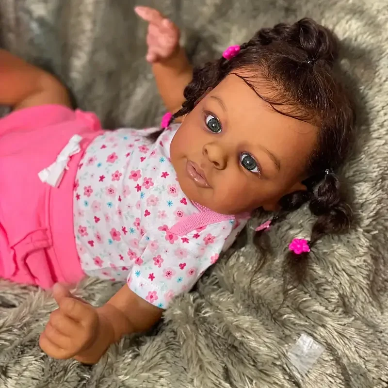 دمى أطفال واقعية سوداء البشرة، - مراجعة Kids Toys New Born وسعره