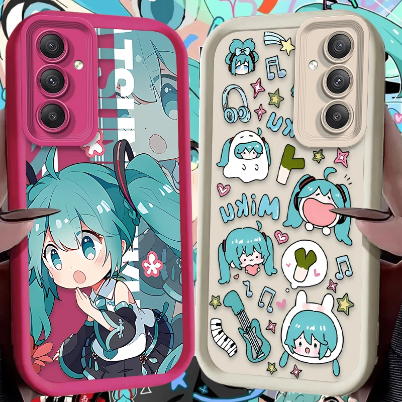 H-Hatsunes M-Mikus Soft Case For Samsung Galaxy A54 A05S A05 A34 A24 A14 A53 A33 A23 A13 A52 A52S A32 A22 A12 A71 A51 A31 Cover