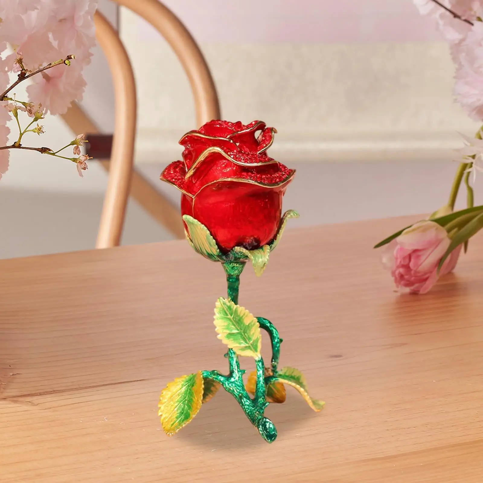 

Trinket Box Keepsake Box Vintage Style Creative Decorative Jewelry Organizer for