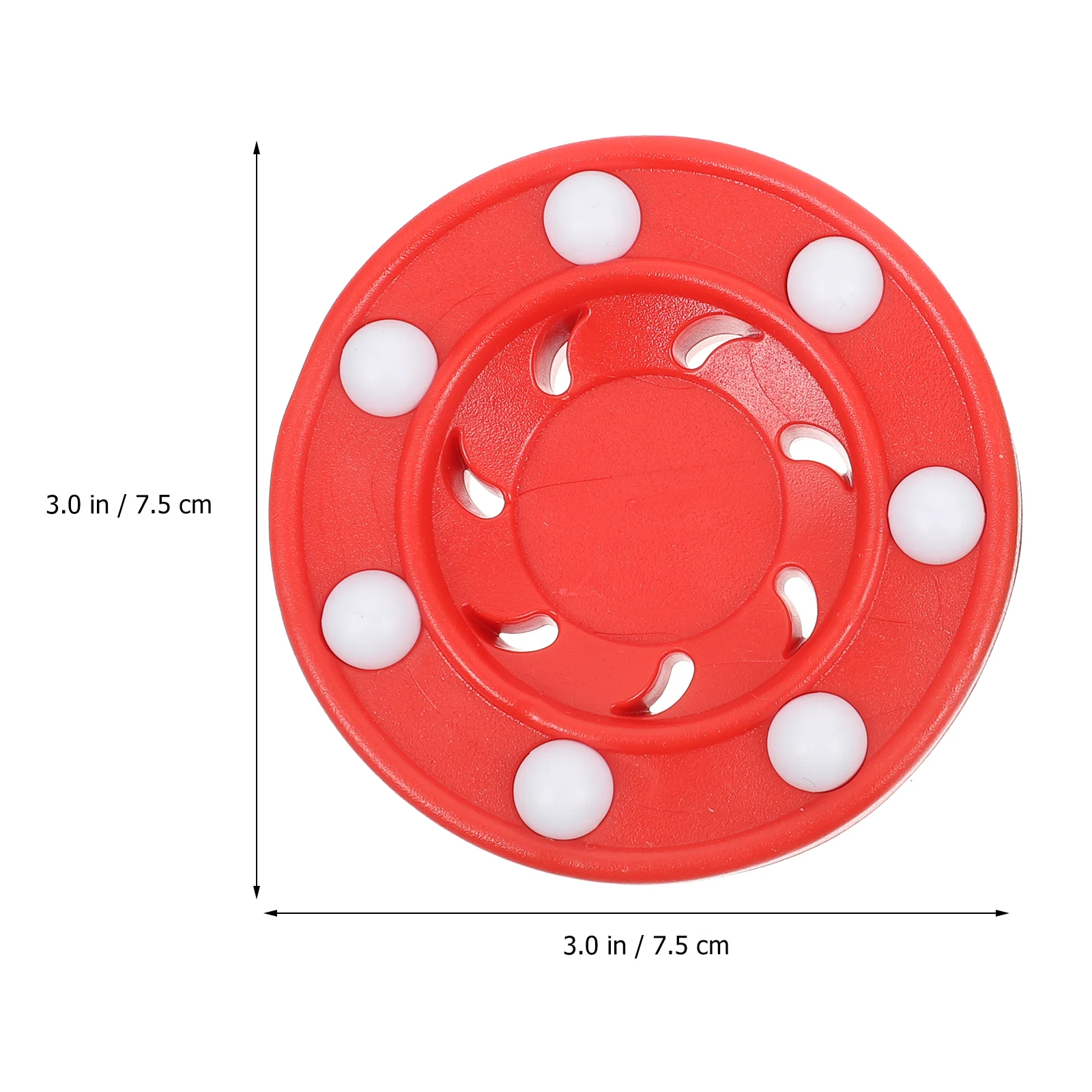 2 pçs hockey puck display caso inline praticando aldult pp jogo criança