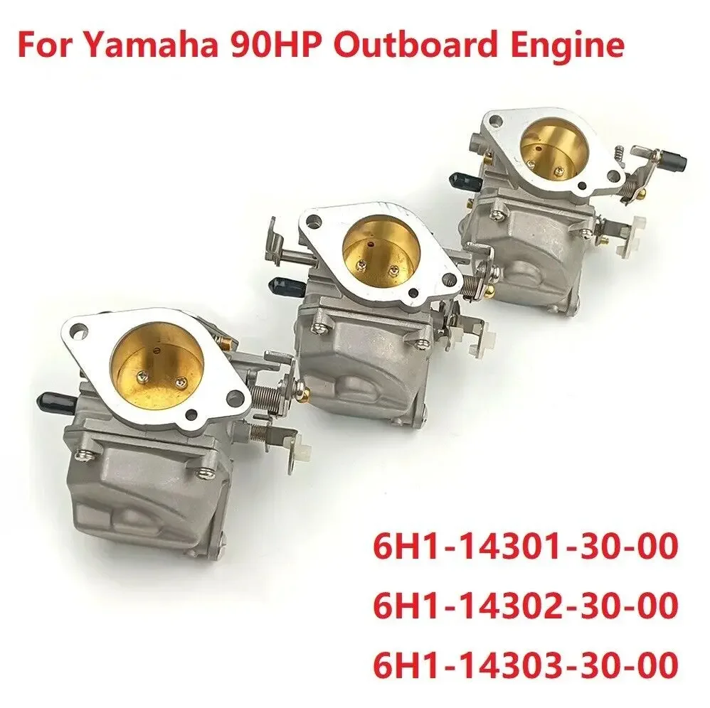 6H1-14301-30 6H1-14302-30 Carburetor Assy Set for Yamaha 90HP Outboard Engine