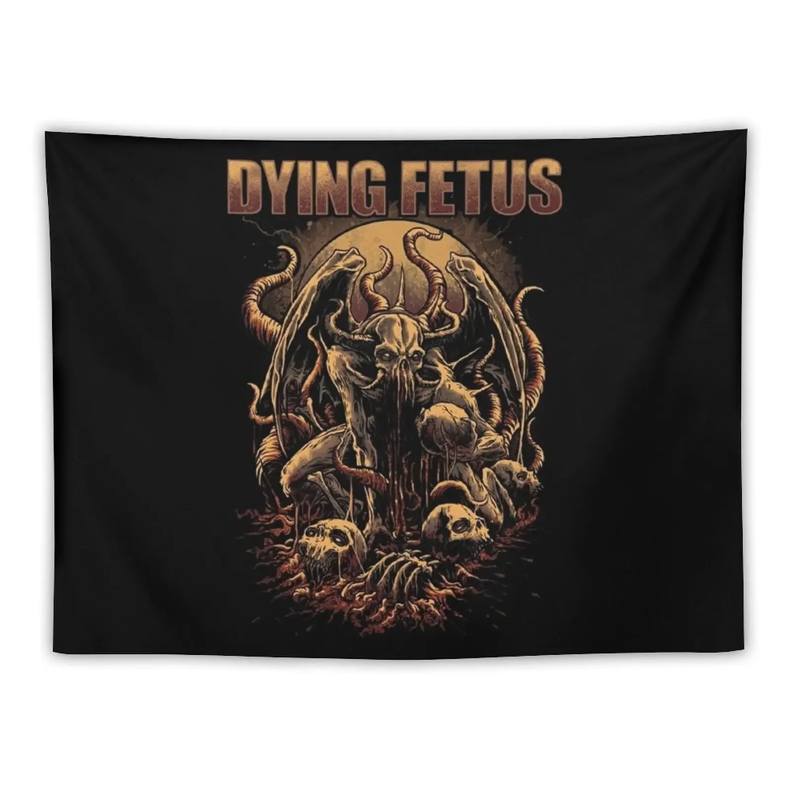 DYING FETUS MUSIC ARTWORK Tapestry Wallpaper Bedroom Outdoor Decor Christmas Decoration House Decor Tapestry