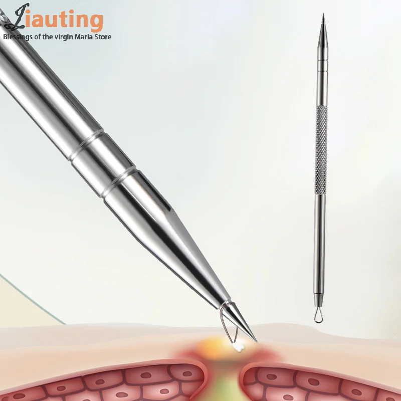 Blackhead Remover Acne Removal Needle Professional Pimple Spot Popper Tools Zit Extractor Face Skin Care Beauty Facial