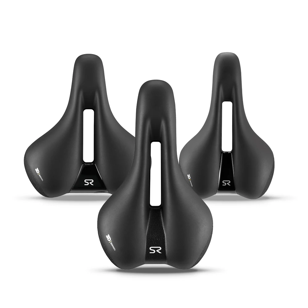 سرج دراجة سيلي رويال إليبس، مقعد دراجة طريق MTB مريح، سرج مريح ممتص للصدمات وجيد التهوية لركوب الدراجات من أجل ماونتاي