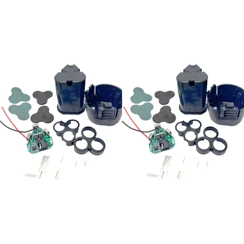 

Пластиковый корпус BMS 18650 для литиевых аккумуляторов, плата защиты Li-Ion для ручной дрели AB46-2Set, как показано на фото