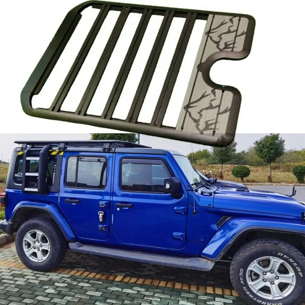 High Quality Aluminum Expedition Roof Rack Fits For 4 Door Wrangler JK JL 2007-2023 Roof Tent Plate