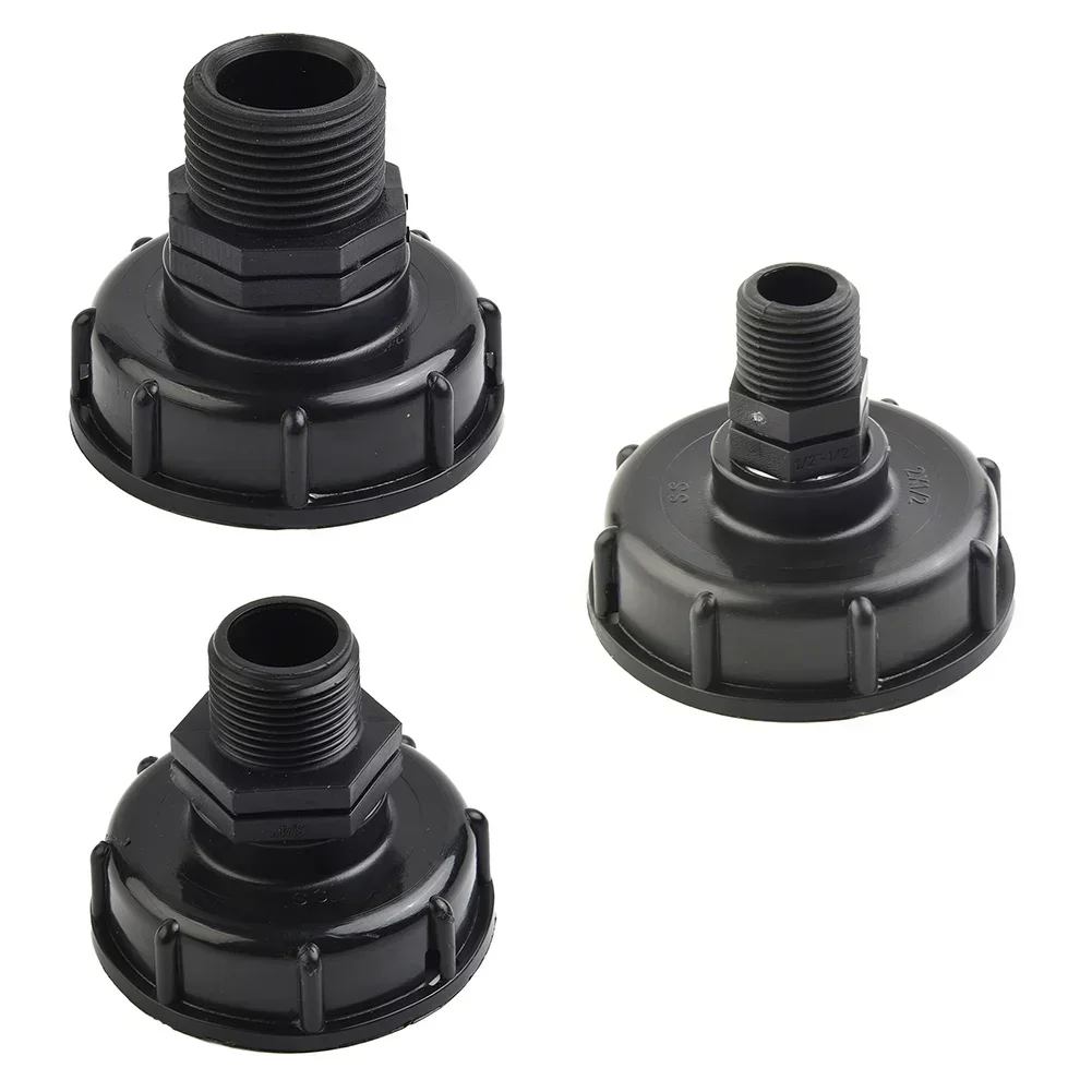 20/25/32mm IBC Container Adapter S60x6 Cap External Thread 1inch Lid Water Tank Rain Barrel Adapter Garden Water Connectors