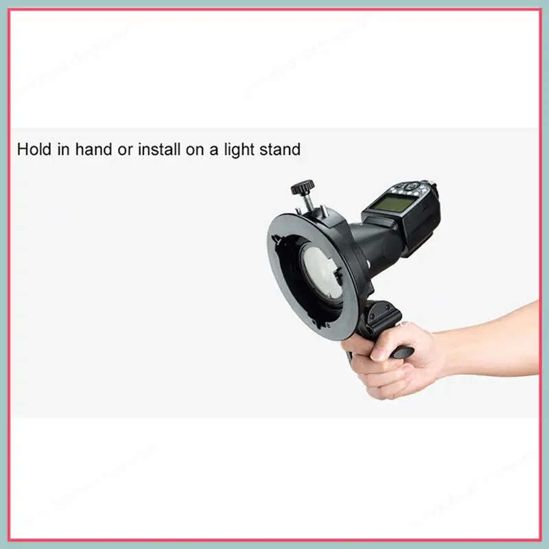 N94R For Godox S1, Flash Holder Bracket Lamp Handheld Perfect For Godox Flash Light Snoot