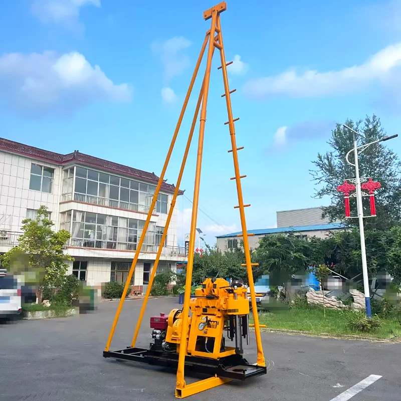Customized XY Series Rock Core Drill 130m 150m 200m Deep Hole Geological Exploration Water Well Rig with Pump Engine Motor Gear