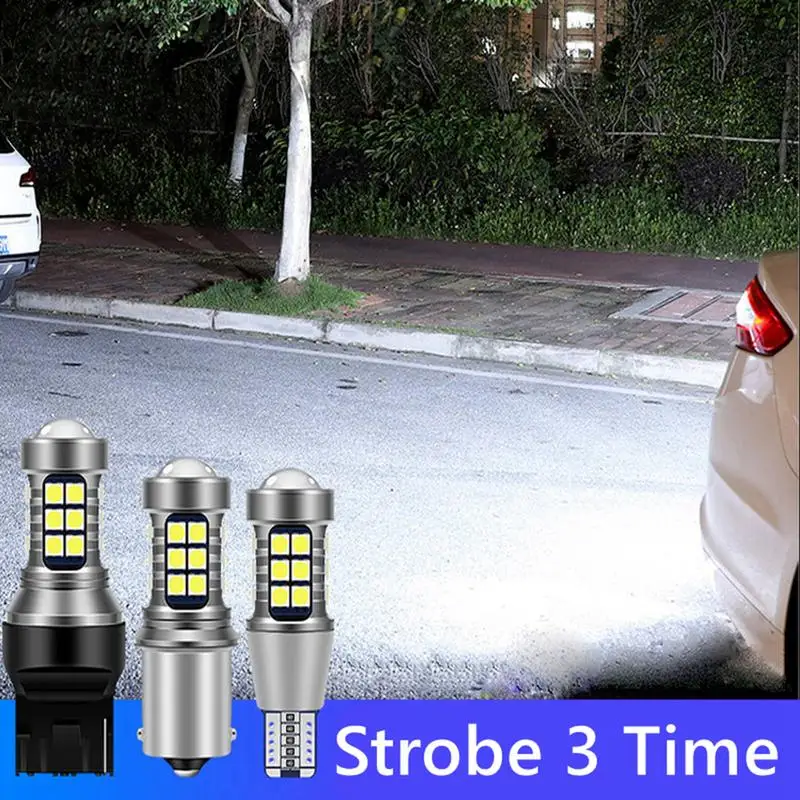 1156 T20 T 15 3030 LED Car Brake Lamp Reversing Lamp Turn Signal Bulb Bright Anti-interference Stable Canbus LED Elegant