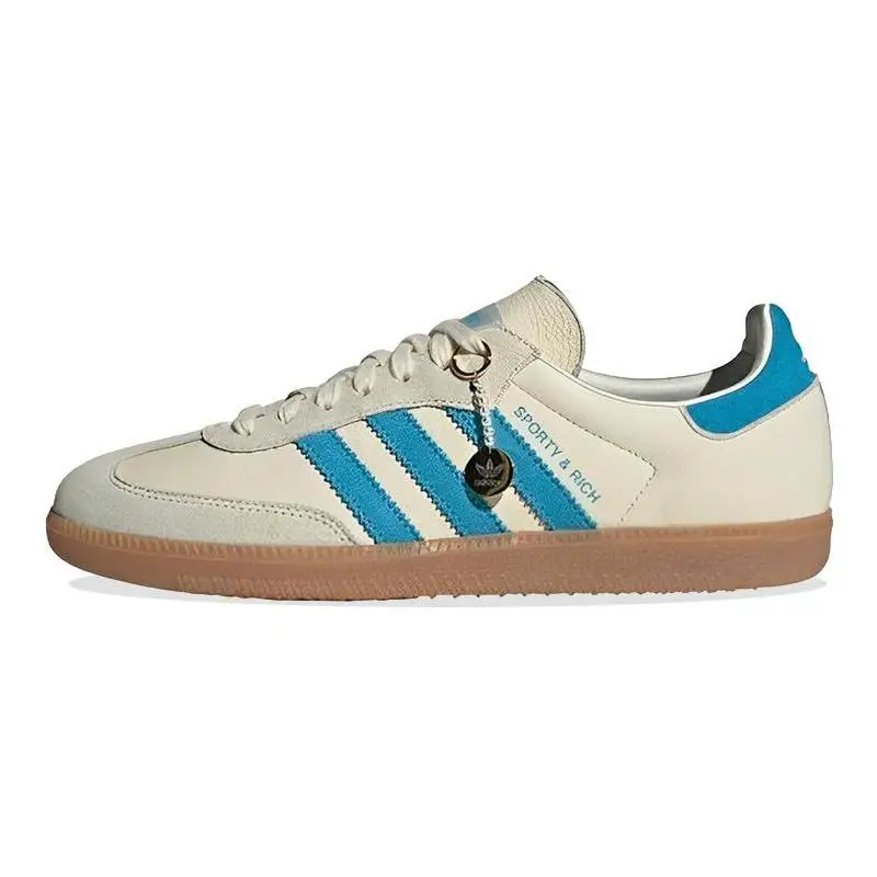 Adidas Samba OG Sporty & Rich Cream Blue Sneakers shoes IE7096