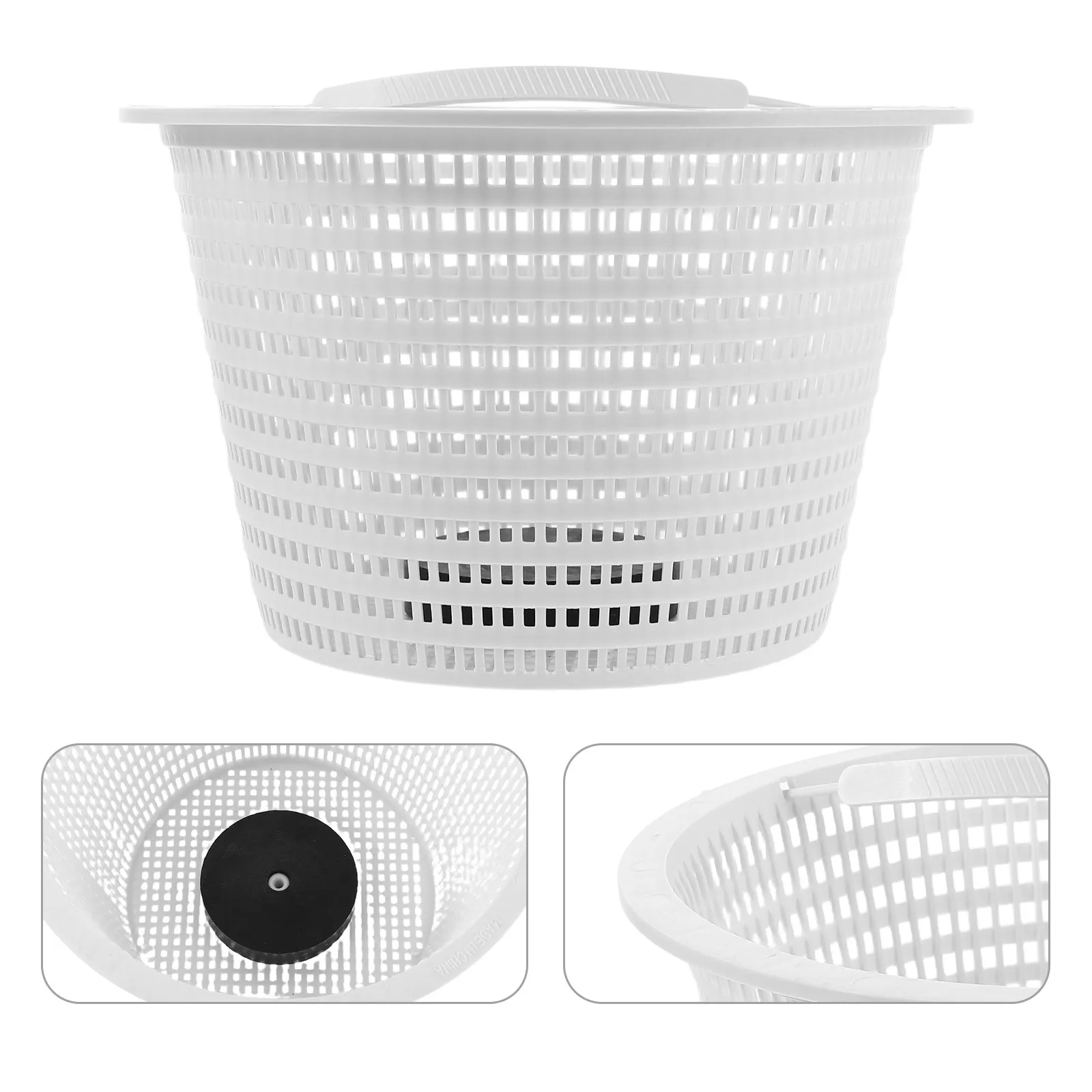 8.1 Inch Pool Skimmer Basket Replacement Heavy Duty Large Capacity Debris Catcher for Swimming Pools Easy Install Anti Clogging