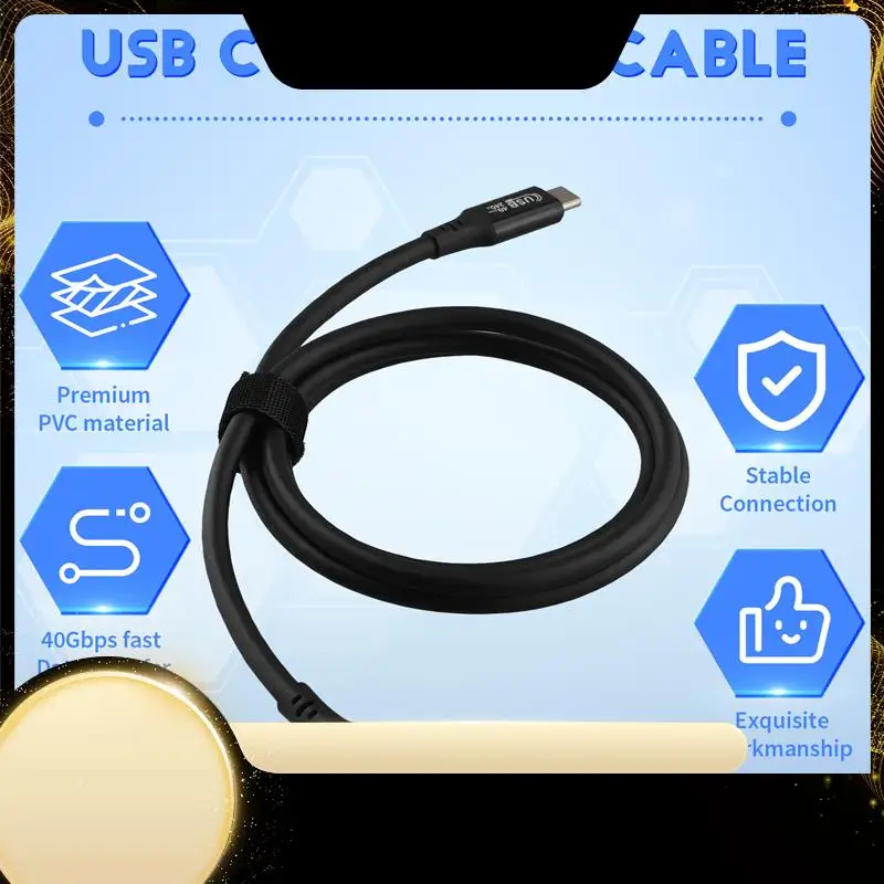 

USB4 40 Гбит/с PD240W Кабель USB C к USB C Кабель для передачи данных USB-C к Type-C Кабель для передачи данных с цифровым дисплеем